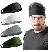 Vgogfly Running Headbands for Men Sweatbands Sports Sweat Bands Mens Workout Thin Fitness Gym Yog...
