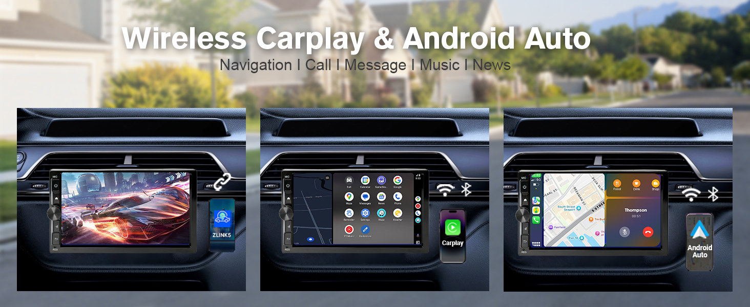7 inch double din car stereo
