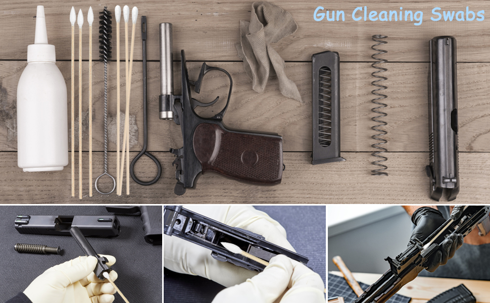 gun cleaning swabs