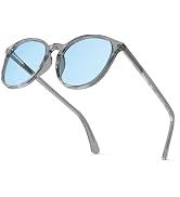 Bloomoak Z Guard Blue Tint Glasses for Strobe Light Sensitivity, Flashing Light Glasses for Conce...