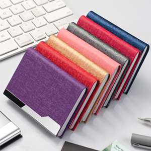 metal slim business card case