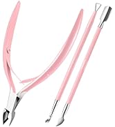 Cuticle Trimmer with Cuticle Pusher, XUNXMAS Cuticle Remover Cutter Nipper Scissor and Triangle C...