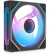 Ocypus Gamma F12 ARGB Infinity Mirror 120mm PC Case Fan with 24LED Lights | 9-Blade PWM Low-Noise...
