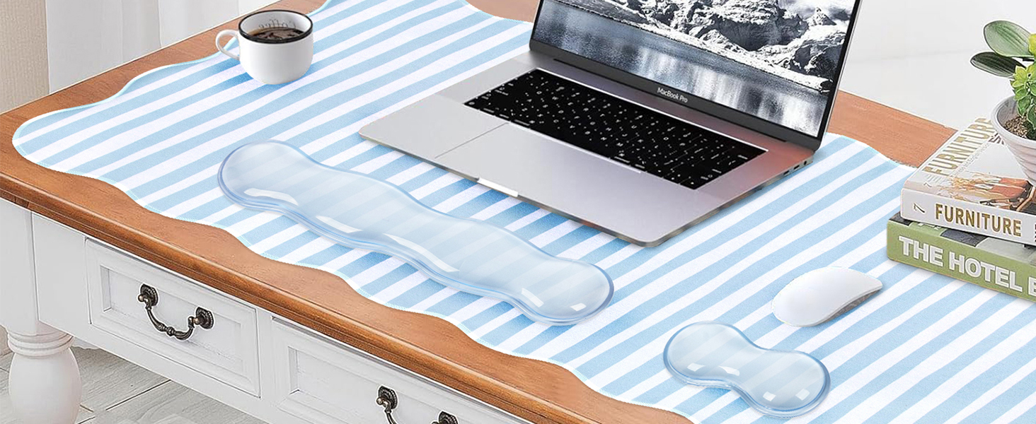 mouse pad and keyboard wrist rest