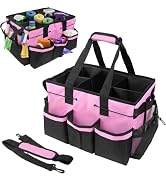 ALSLEA Cleaning Caddy Bag Heavy-Duty Organizer Tote for Housekeepers, Janitors & Home Cleaning Su...