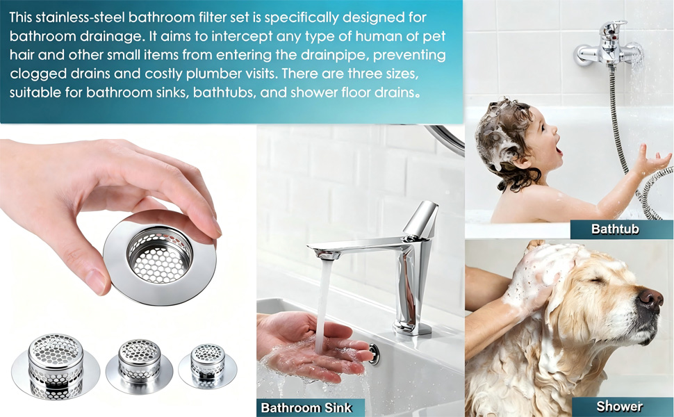 Plumbing Life Saver! Save Your Drains & Piples with Our Anti-Clogging Bathroom Drain Strainer!