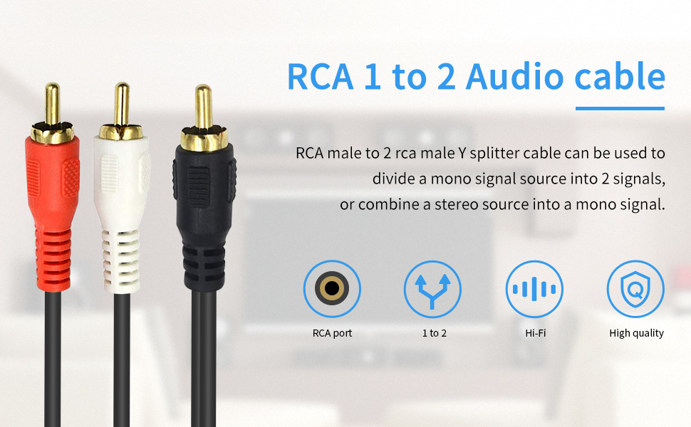 RCA Splitter Cable