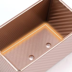 bread loaf pan with covers