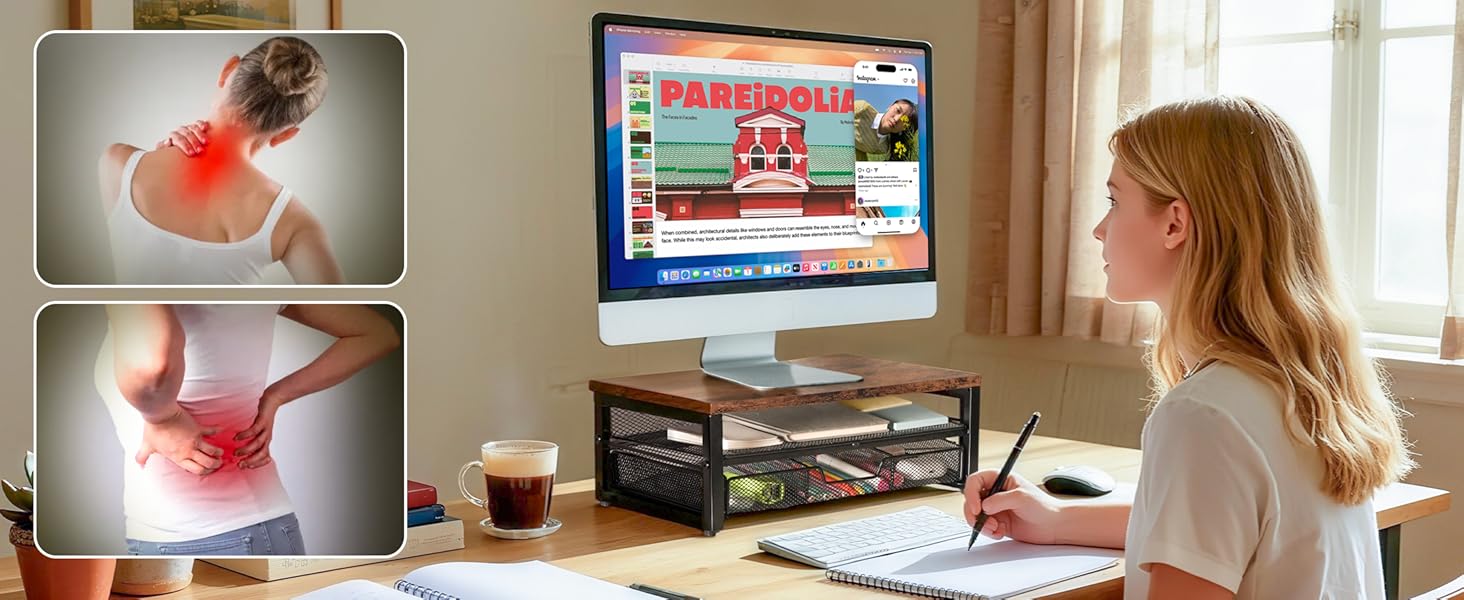 computer stand with drawer