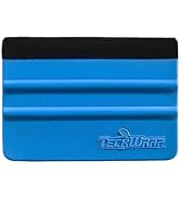 TECKWRAP Plastic Felt Edge Squeegee 4 Inch for Car Vinyl Scraper Decal Applicator Tool 1 pcs (wit...