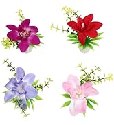 Zerodeko Artificial Flower Sushi Plate Decorations, Sushi Accessories Flower Orchid Style, Plate ...
