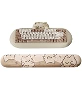 YUNZII Keyboard Wrist Rest, Ergonomic Keyboard Mouse Wrist Support for Typing Pain Relief, Wrist ...