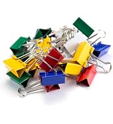 Officemate Assorted Color Binder Clips ()