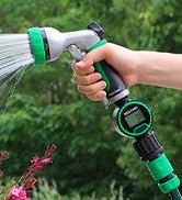 RESTMO 360° Rotatable Water Flow Meter, Pure Brass Inlet & Outlet Water Meter, Measure Gallon/Lit...
