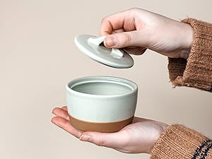 light matcha salt and pepper jar lightweight