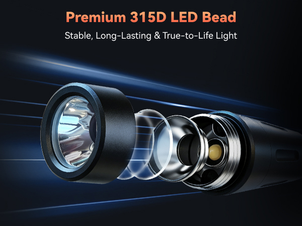 Pen Light, Pocket EDC Flashlight, Rechargeable, LED Pen Flashlight, Waterproof Flash Light