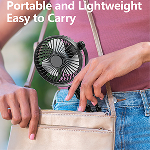 clip on fan for bed stroller, car seat fan clip on for baby