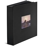 Polaroid Photo Album - Black - Large Photo Album for Polaroid i-Type, 600, and SX-70 instant phot...