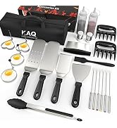 25 PCS Griddle Accessories Set, Professional Flat Top Blackstone Griddle Grill Kit, with Spatula ...