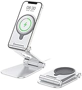 Stand for MagSafe Charger, OMOTON Foldable Phone Stand Holder for MagSafe Accessories, Compatible...