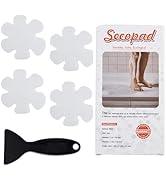 Secopad 24PCS Original Bathtub Stickers Non-Slip, Safety Shower Treads Adhesive Appliques with Pr...