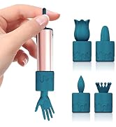 6 in 1 Personal Wand Massager - Portable Quiet & Waterproof Vibration Massager - for Face & Body ...