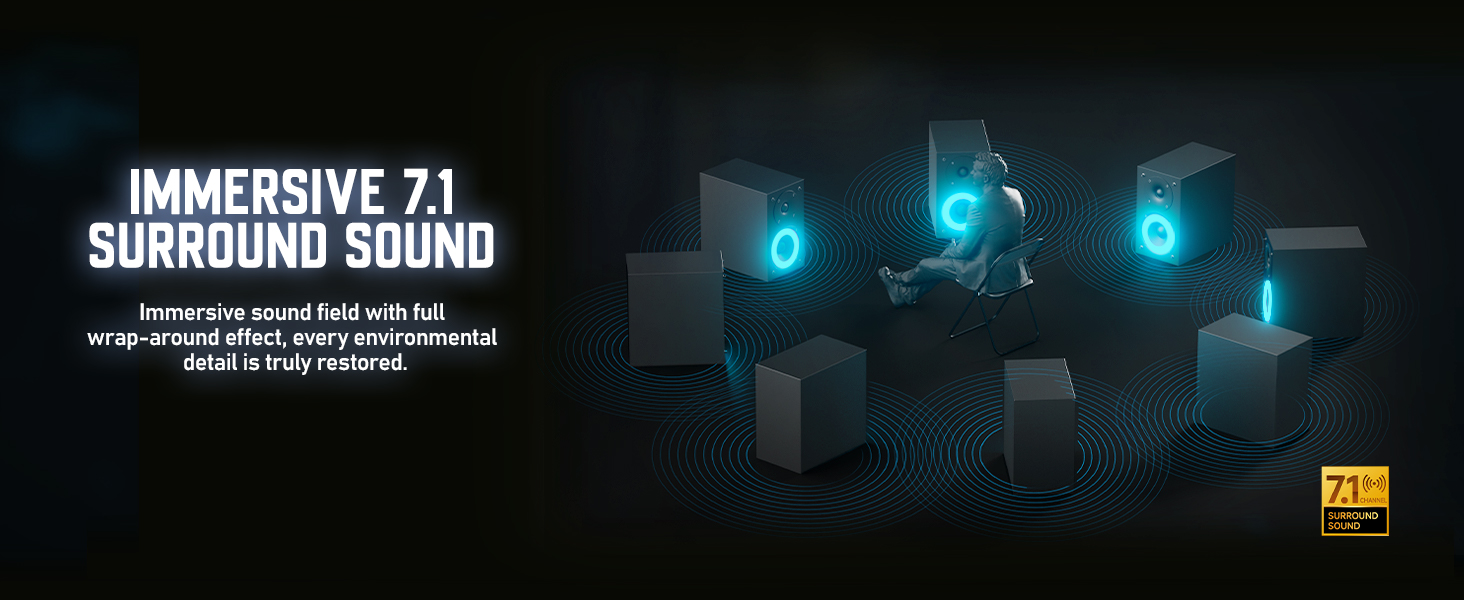 7.1 Surround Sound Headset