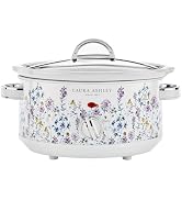 Laura Ashley Wild Meadow Small Slow Cookers 3.7 Quarts - Slow Cooker 3.7QT | Serves 4-5 People, 3...