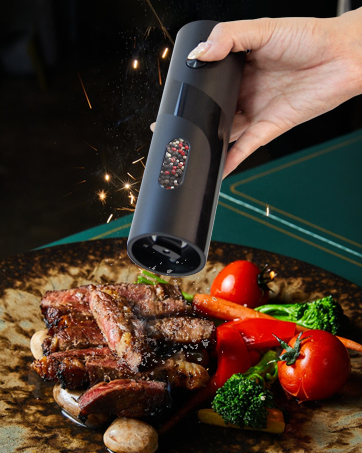 Electric Salt and Pepper Grinder Set