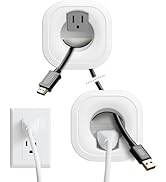 in Wall Cable Management Kit with Hole Saw Drill Attachment - Includes Power & Low Voltage Cord M...