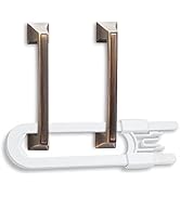 10 Pack Baby Sliding Cabinet Locks - Vmaisi Adjustable U Shaped Child Safety Locks,Childproof Lat...