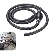WZP Fuel Line Assembly, 5/16" 6FT Marine Fuel Line with Primer Bulb Steel Hose Clamps, Universal ...