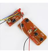 2Pcs 27mhz Four-Way Remote Control Board Two-Way RC Transmitter and Receiver Toy Car Robot Model ...