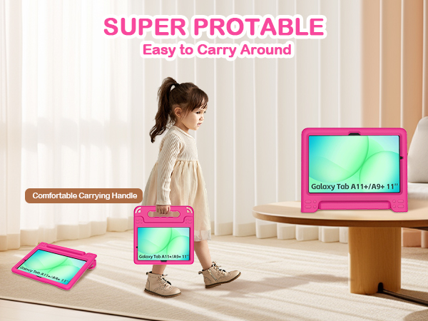 With comfortable carrying handle
