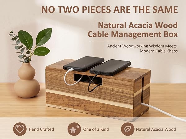 cable management box large wooden storage box outlet shelf with cord storage cord hider desk