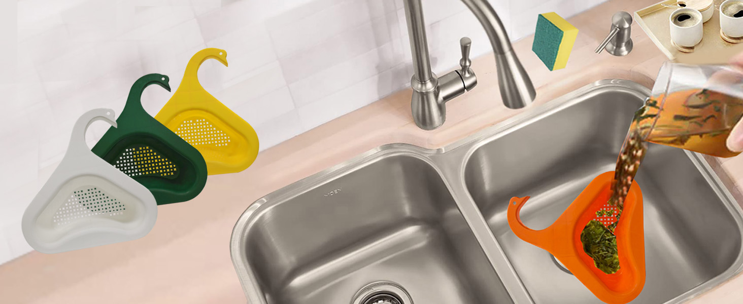 Kitchen sink Swan drain basket