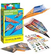 Creativity for Kids Paper Airplane Squadron - Create 20 Paper Airplanes, Crafts for Boys and Girl...