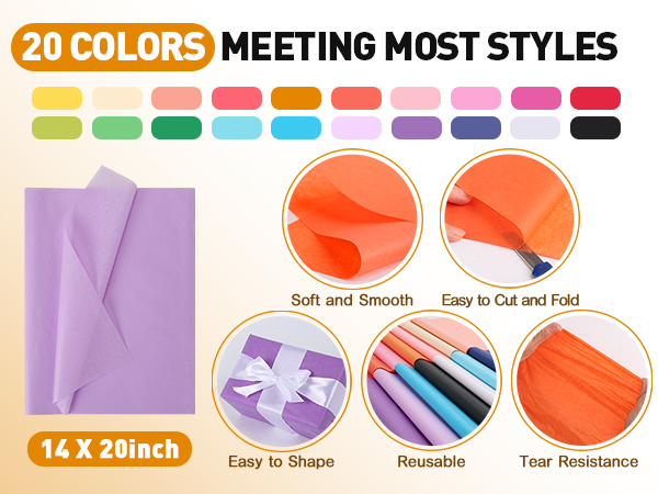 Colored Tissue Paper