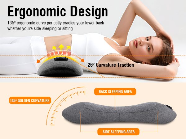 back pain pillow for sleeping therapy pillow waist support