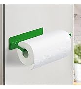 Magnetic Paper Towel Holder for Fridge Green,Heavy Duty Strong Magnet Backing for Toolbox,Grill,B...