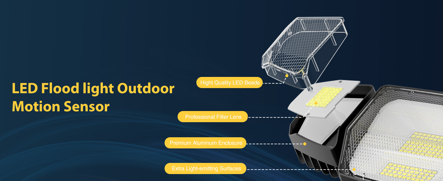flood light outdoor motion sensor