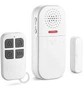 WSDCAM 130dB Loud Door Alarm Adjustable Volume, 5 Feature Modes Door Alarms for Kids Safety Home ...