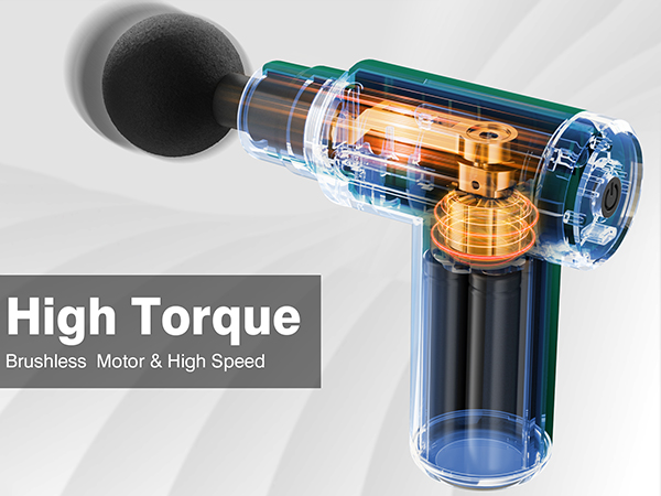 Massage Gun Deep Tissue Back Massage for Athletes for Pain Relief Percussion Massage 4 Massage Head