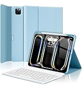 TQQ for iPad Pro 11-inch (M4) 2024 Case with Keyboard, Keyboard Case for iPad Pro 11-inch (M4), D...