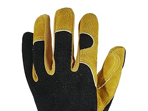 leather gardening yard work gloves men women gift