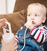 Nasal Aspirator for Baby, Baby Nose Sucker, Booger Sucker with Hand Pump and Non-Invasive Tip to ...