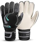 COTLIKE Soccer Goalkeeper Gloves - Soccer Goalie Gloves for Kids Boys Girls Youth & Adult, 4+3MM ...