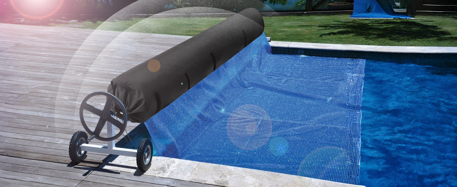 pool solar blanket reel cover