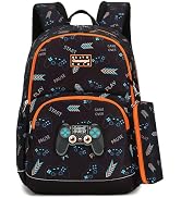 Cusangel 3D Game School Backpack For Toddler Boys,For 5-10 Ages Daycare or Elementary SchoolBag,1...
