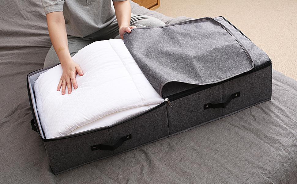 Under Bed Garment Storage Bins